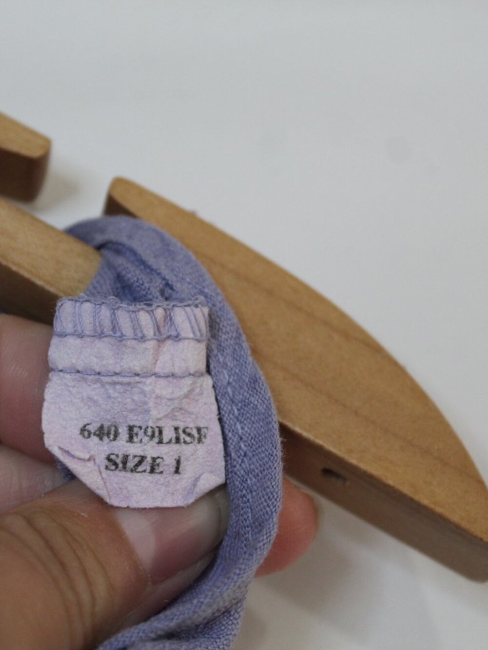 Vintage Blue Fish women's dress size 1 lavender linen natural fiber sleeveless - Picture 6 of 11